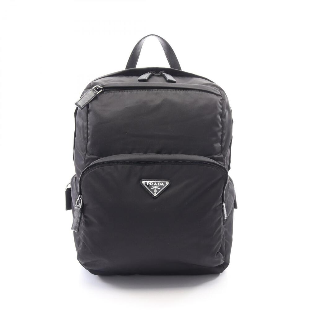 Prada Re Backpack Saffiano Leather Black